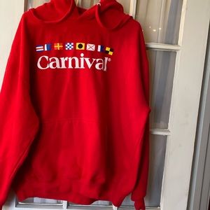 Carnival sweatshirt size 2XL like new